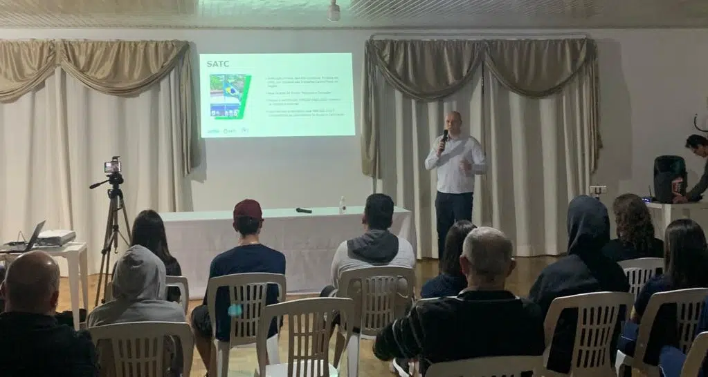 Foto da reunião em Siderópolis