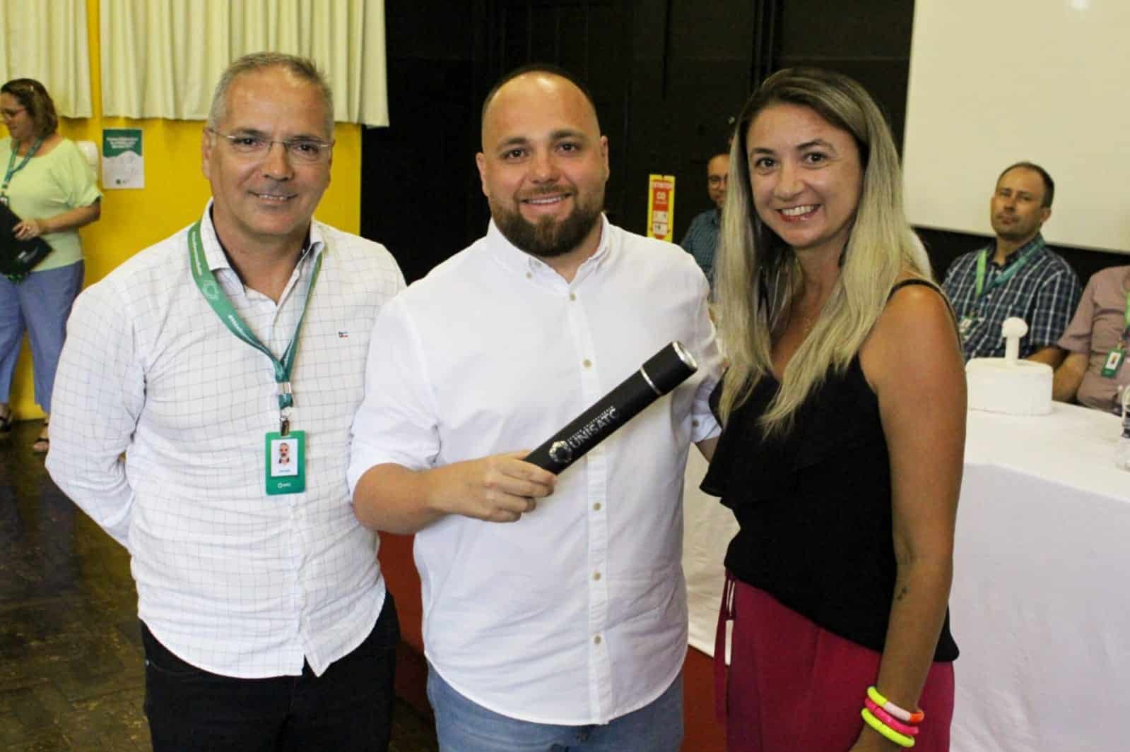 Familiares e amigos estiveram presentes no momento especial dos novos formandos do Centro Universitário UniSatc