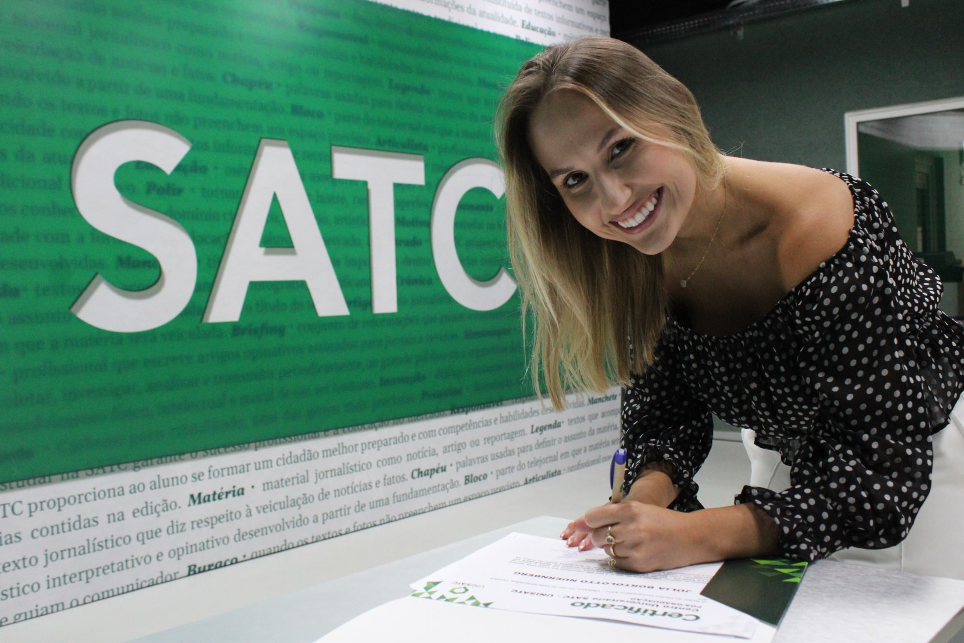 Curso de pós-graduação em Engenharia de Segurança do Trabalho da UniSatc tem sua primeira formada