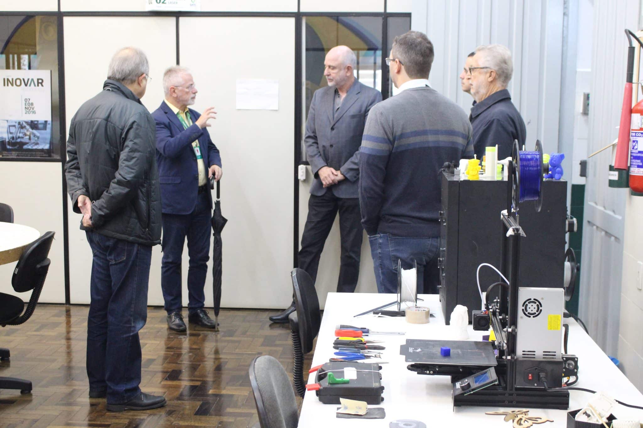 Ministro do Tribunal de Contas da União visita UniSatc e cadeia produtiva do carvão