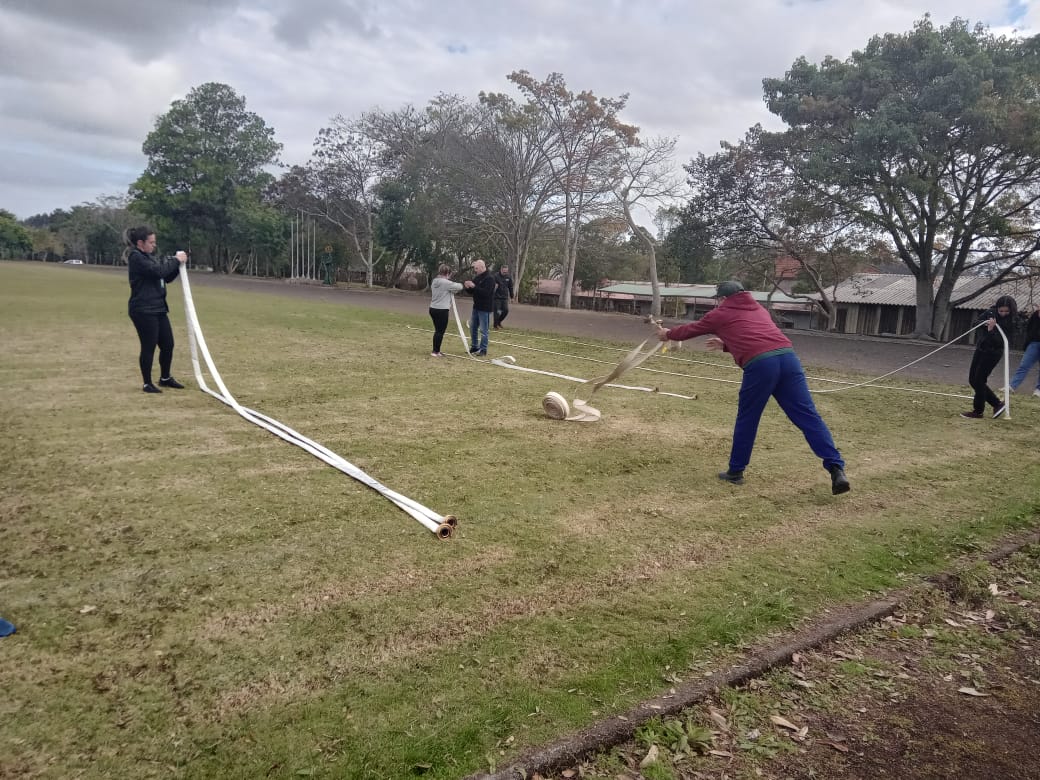 Colaboradores da Satc passam por treinamento de segurança