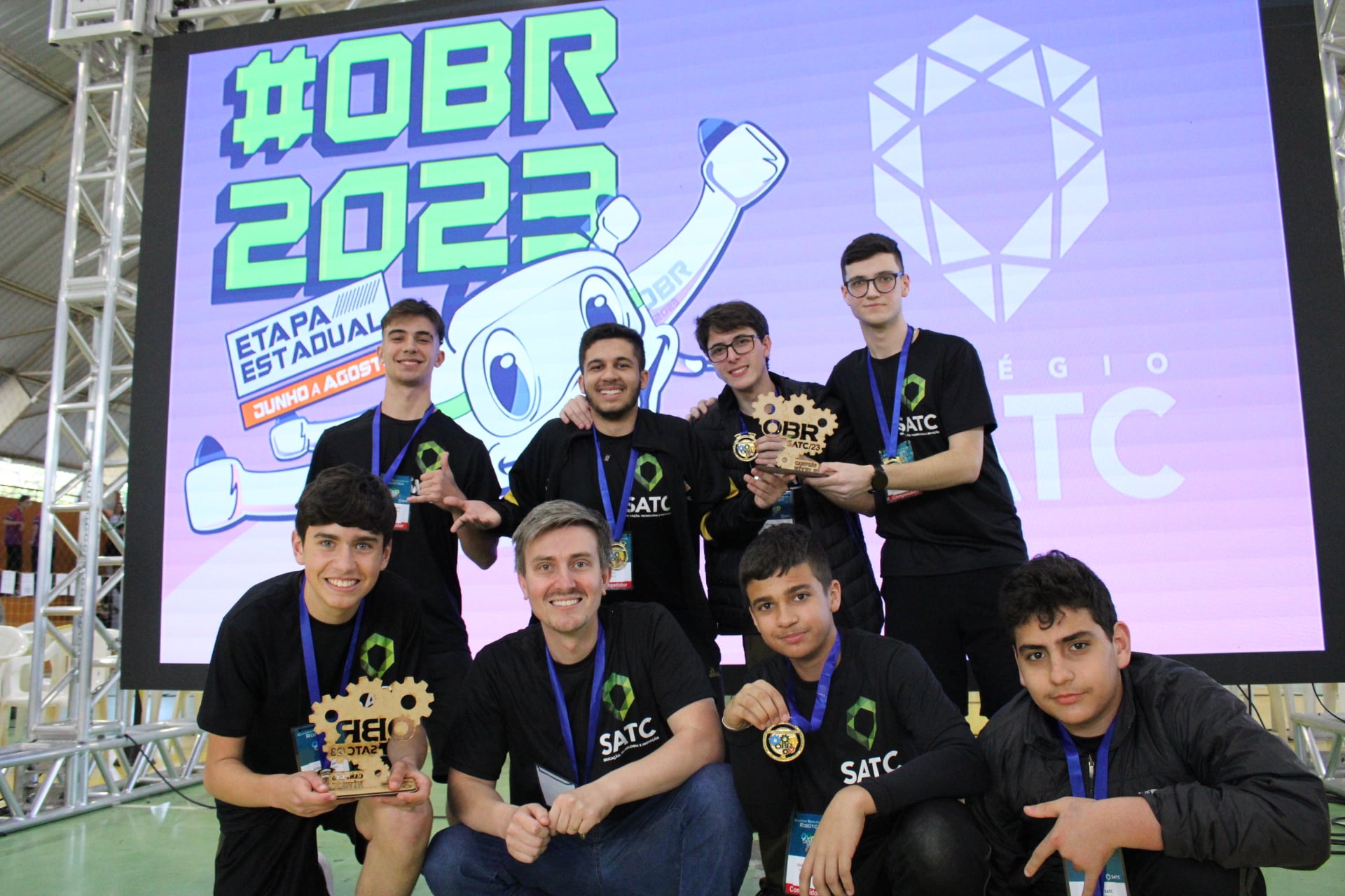 Colégio Satc é bicampeão estadual da Olimpíada Brasileira de Robótica
