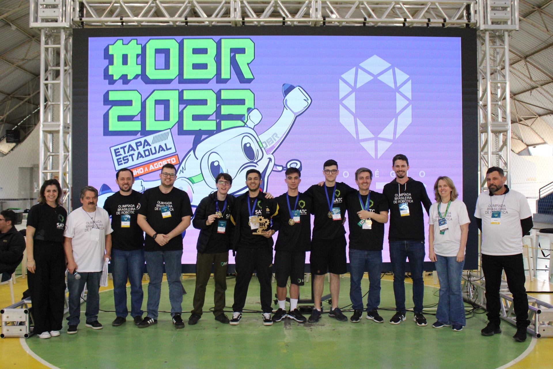 Colégio Satc é bicampeão estadual da Olimpíada Brasileira de Robótica