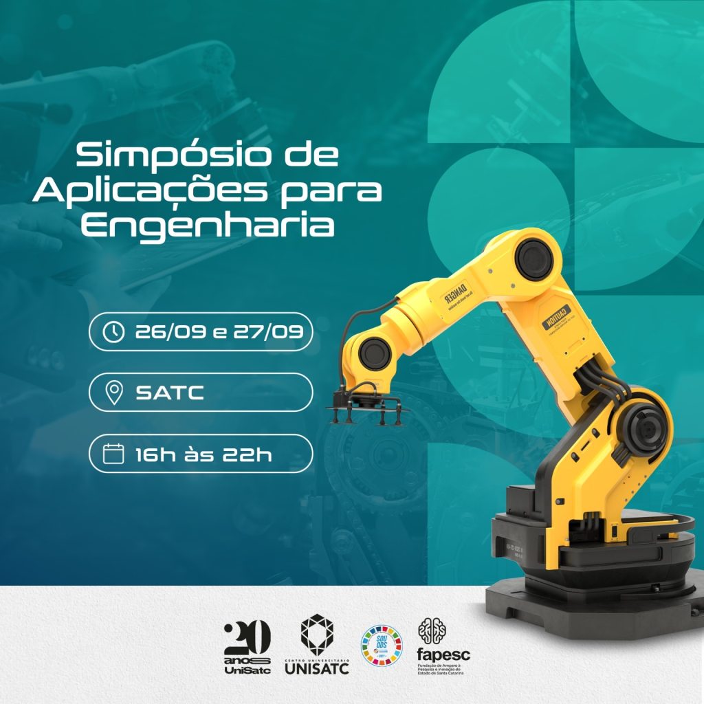 I Simpósio de Aplicações em Engenharia Mecatrônica inicia nesta terça-feira com entrada gratuita