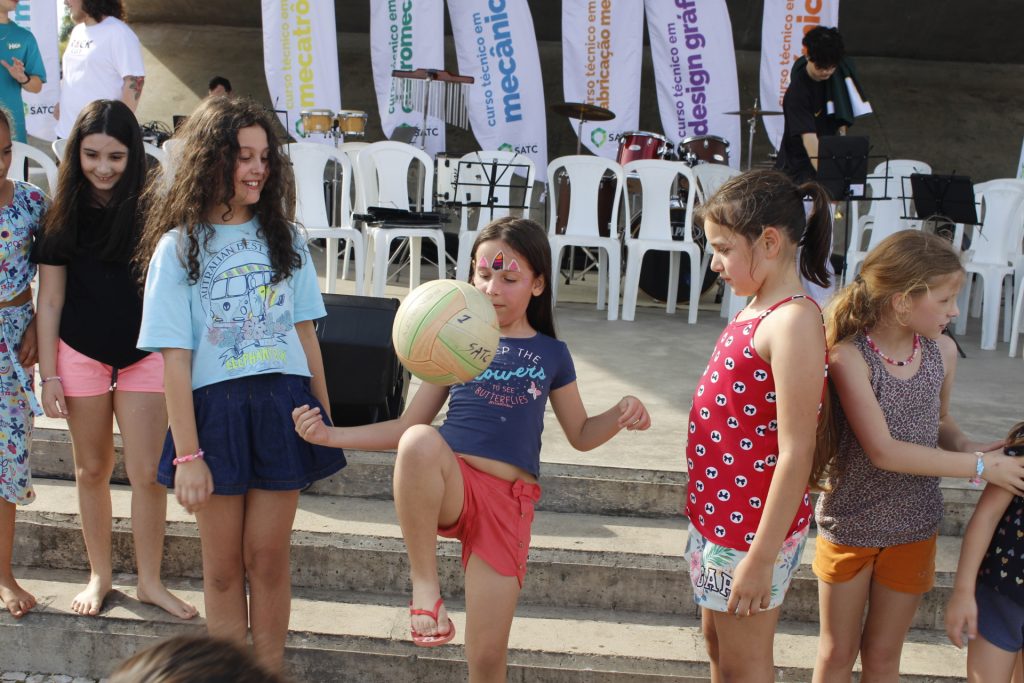 Satc no Parque leva diversão para a comunidade na tarde de domingo