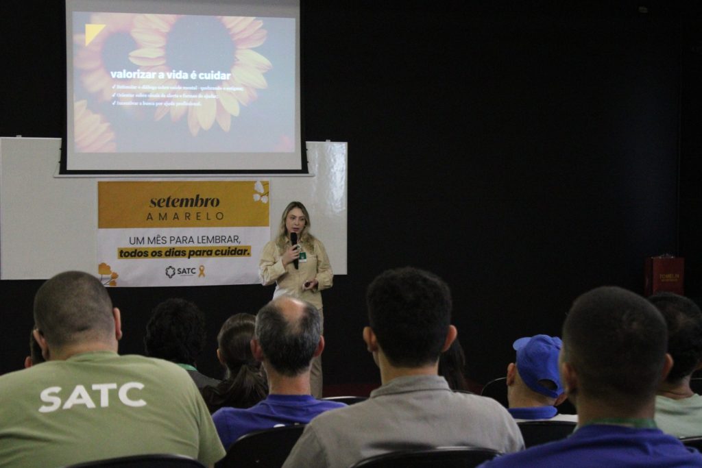 ‘Como lidar com as emoções’ é tema de bate-papo com colaboradores da Satc